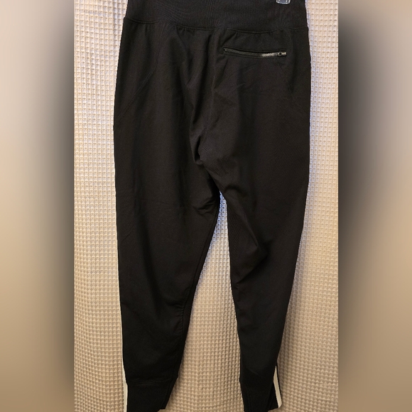Athleta Venice Side Stripe Black Joggers NEW Small Athleisure Sweatpants Track - Picture 5 of 8